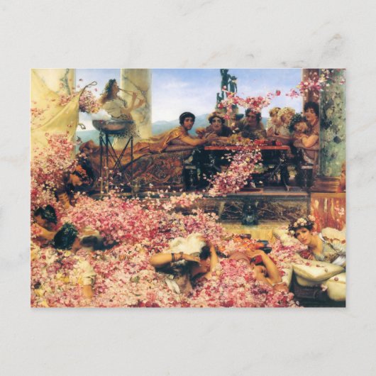 Die Rose von Heliogabalus von Lawrence Alma-Tadema Postkarte (Vorderseite)