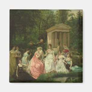 Die Rose von Malmaison, c.1867 Magnet