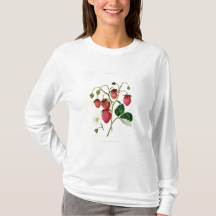 Die Roseberry Erdbeere, graviert durch Watte T-Shirt