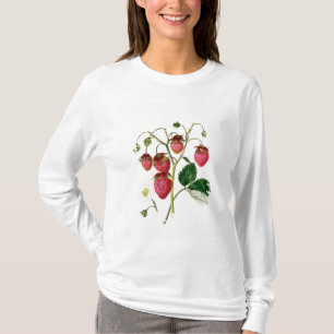 Die Roseberry Erdbeere, graviert durch Watte T-Shirt