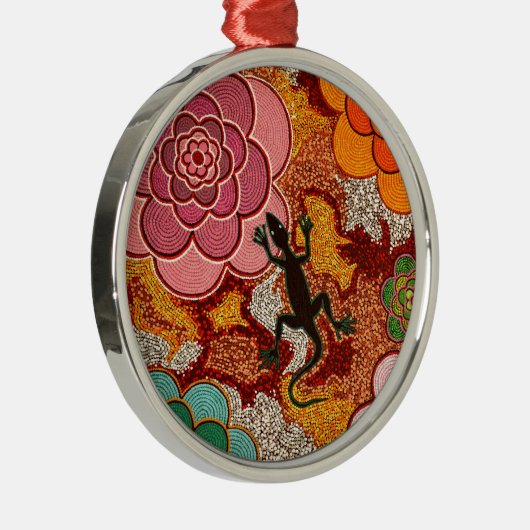 Die Rosen der Wüste Silbernes Ornament (Rechts)