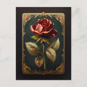 Die Rosen-Postkarte Postkarte