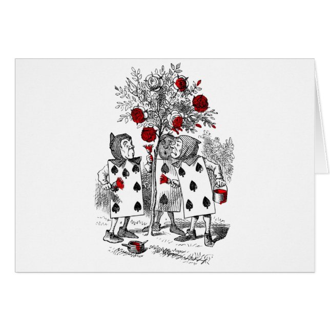 Die Rosen rot malen (Vorderseite (Horizontal))