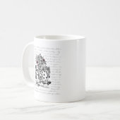 Die Rosen rot malen Kaffeetasse (Vorderseite Links)
