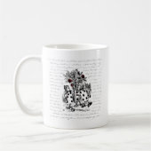 Die Rosen rot malen Kaffeetasse (Links)