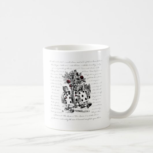Die Rosen rot malen Kaffeetasse (Rechts)