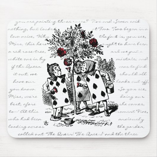 Die Rosen rot malen Mousepad (Vorne)