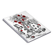 Die Rosen rot malen Notizblock (Rechte Seite)