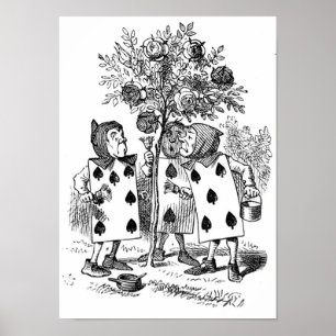 Die Rosen rot malen Poster