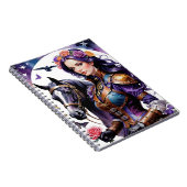 Die Rosenknospe Series-Steampunk-Rosenknospe und i Notizblock (Rechte Seite)