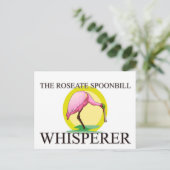 Die Rosenspecht flüstert Postkarte (Stehend Vorderseite)