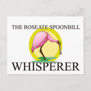 Die Rosenspecht flüstert Postkarte
