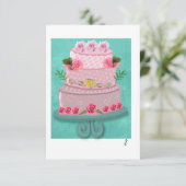 Die Rosey-Feier Einladung (Stehend Vorderseite)