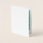 Die rosige Feier Folienkarte (Vorderseite)