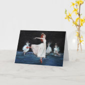 Die Rot-Schuhe Karte (Gelbe Blume)