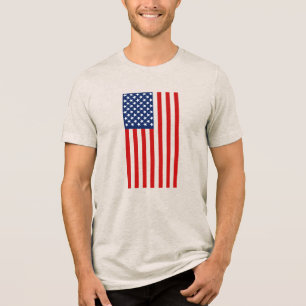 Die Rot Weiß und Blau Tri-Blend Shirt