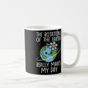 Die Rotation der Erde am Tag macht wirklich meinen Kaffeetasse