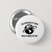 Die Rotation der Erde Button (Vorne & Hinten)