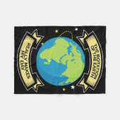 Die Rotation der Erde macht mein naturwissenschaft Fleecedecke (Vorderseite (Horizontal))