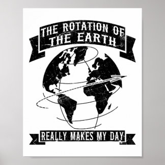 Die Rotation der Erde macht wirklich meinen Tag1 Poster