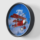 Die "Rote Baron" Dreidecker Uhr (Winkel)