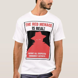 Die rote Bedrohung gegen das kommunistische Poster T-Shirt