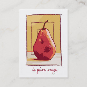 Die rote Birne Visitenkarte