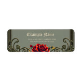 Die rote Blume, die Blüte der Zuneigung (Vorne)