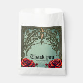 Die rote Blume, die Blüte der Zuneigung. Geschenktütchen (Vorderseite)