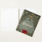 Die rote Blume, die Blüte der Zuneigung. Planer (Anzeige)
