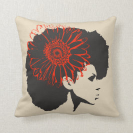 Die rote Blume Kissen