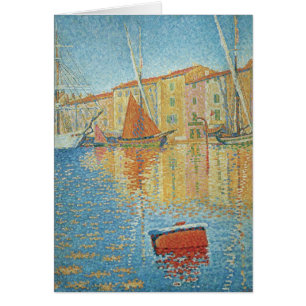 Die rote Boje von Paul Signac, Vintage Pointillism