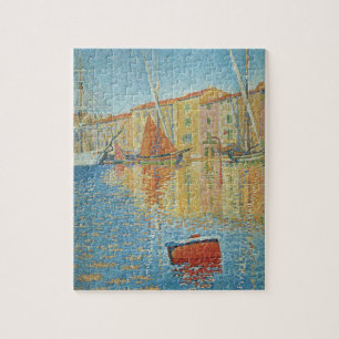 Die rote Boje von Paul Signac, Vintage Pointillism Puzzle