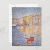 Die Rote Buy, Saint Tropez, 1895 Postkarte (Vorne/Hinten)
