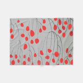 Die rote DOTS-Fleecedecke Fleecedecke (Vorderseite (Horizontal))