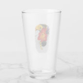 Die rote Freesie Glas (Rückseite)