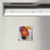 Die rote Freesie Magnet (In Situ (Geschirrspüler))