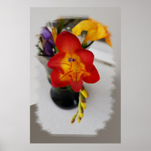 Die rote Freesie Poster