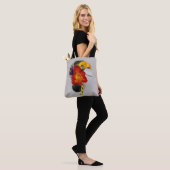 Die rote Freesie Tasche (Am Model)