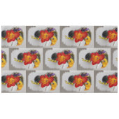 Die rote Freesie Tischdecke (Vorderseite (Horizontal))