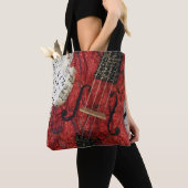 Die rote Geige-Tasche Tasche (Von Nahem)