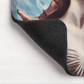 Die rote Hexe der Gebirgsfantasiekunst Mousepad (Ecke)