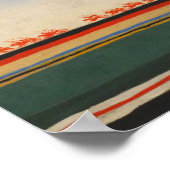 Die rote Kavallerie von Kazimir Malevich Poster (Ecke)