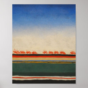 Die rote Kavallerie von Kazimir Malevich Poster