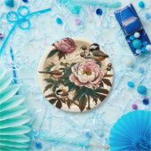 Die Rote Kirche (Chickadee) von Castel San Pietro Pappteller (Party)