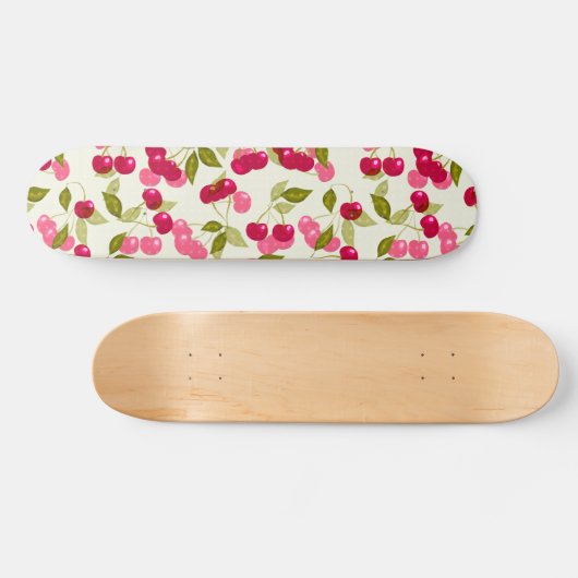 Die rote Kirsche Skateboard (Horizontal)