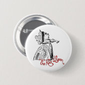Die rote Königin Button (Vorne & Hinten)
