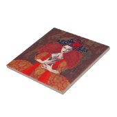 Die rote Königin. Fliese (Seite)