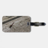 Die rote Libelle Gepäckanhänger (Rückseite horizontal)