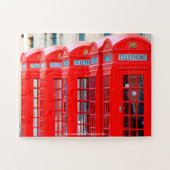 Die Rote Londoner Telefonbox Puzzle (Horizontal)
